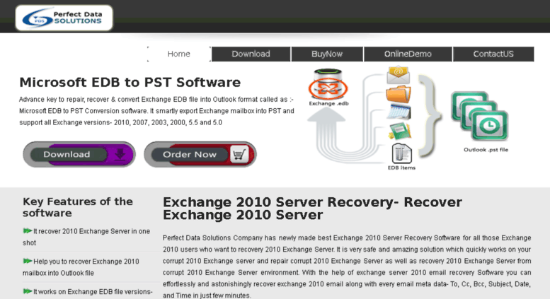 extract pst from exchange 2010